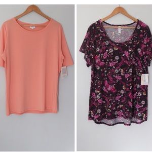 LuLaRoe Gigi short sleeve shirts bundle size 3XL